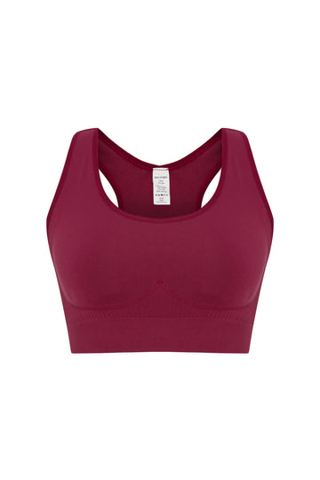 Aria Seamless Bra Bordeaux