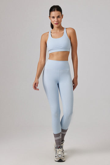 Amelie Glossy Legging Baby Blue