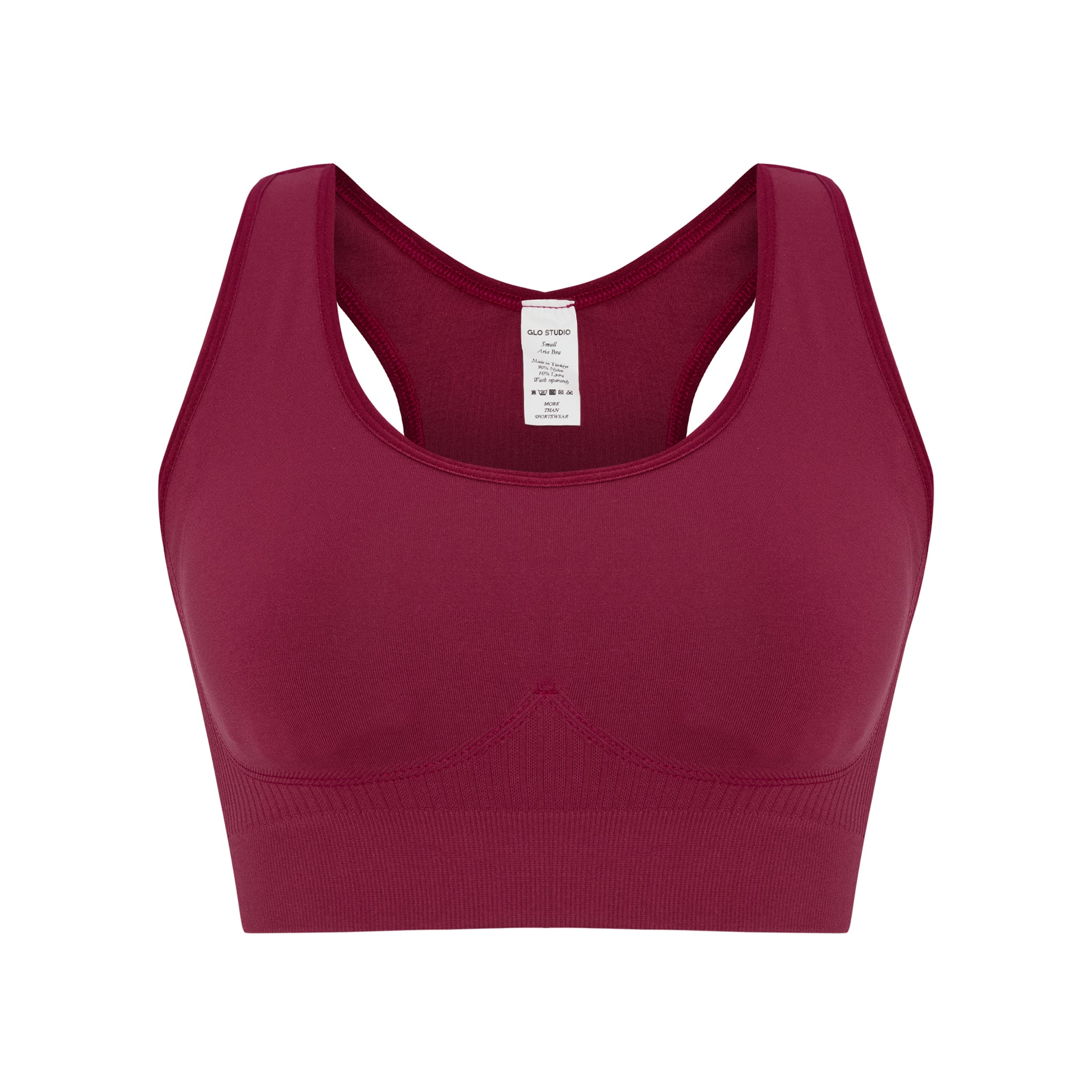Aria Seamless Bra Bordeaux