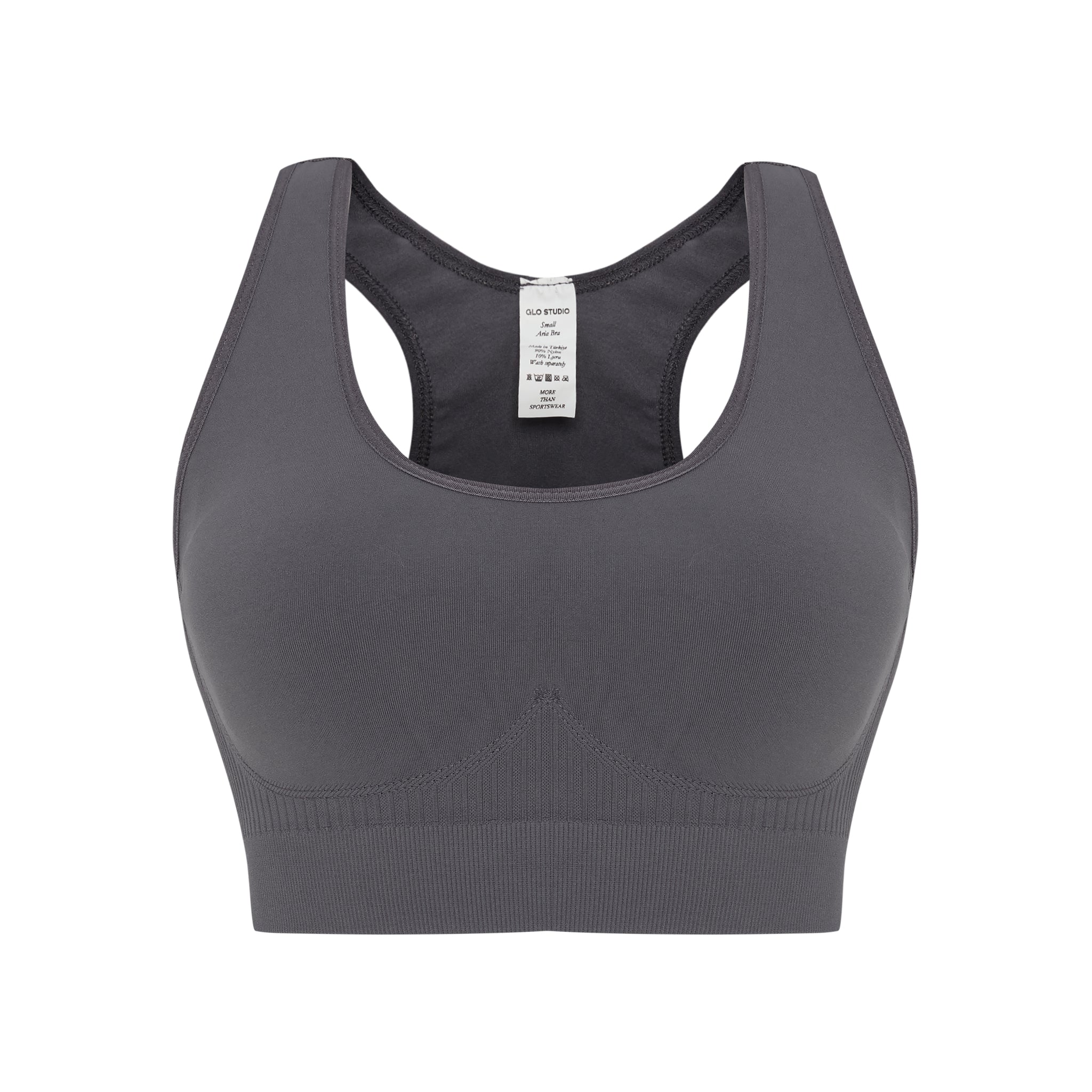 Aria Seamless Bra Ash